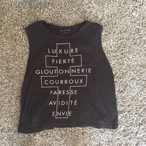 Urban Outfitters 7 Deadly Sins Muscle Tee